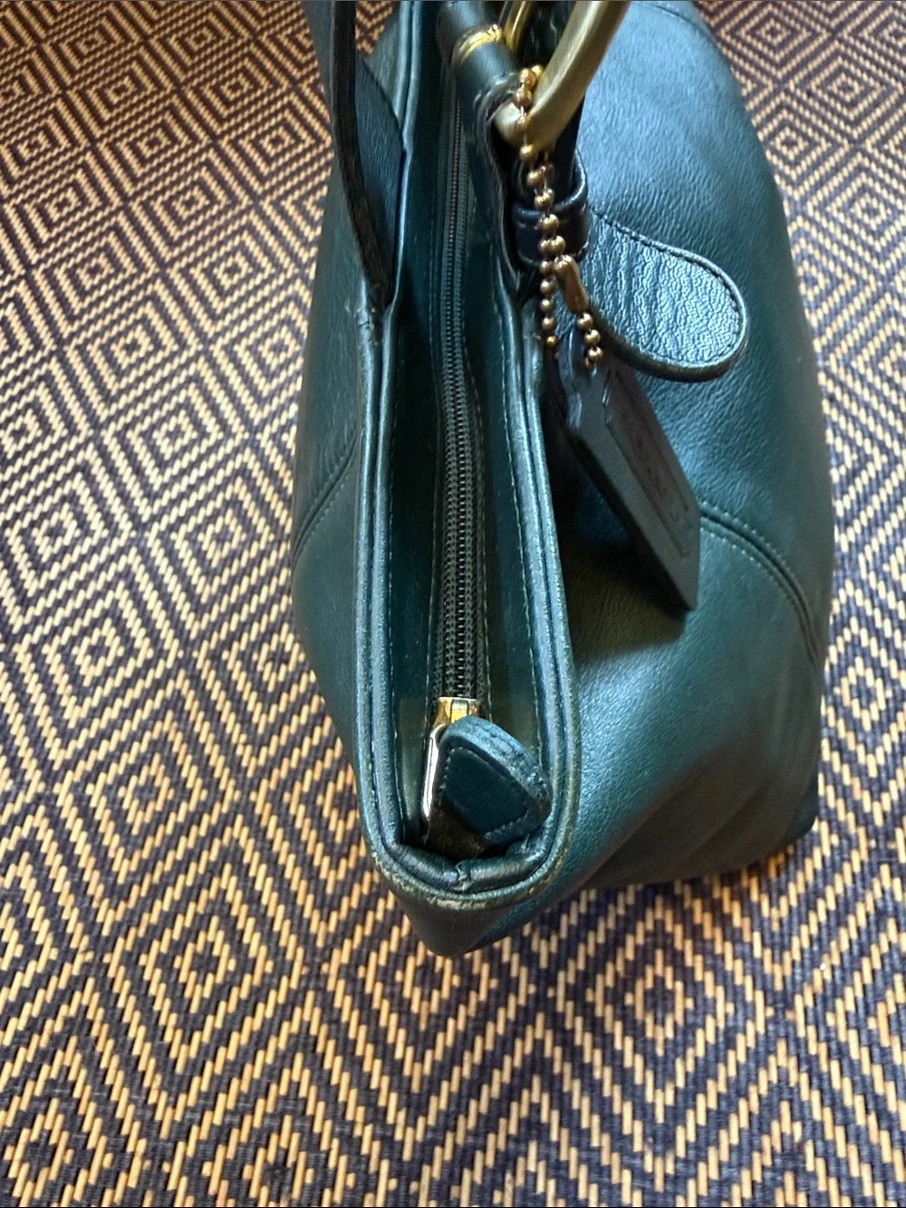 Vintage Coach Soho Waverly bag 4133 BOTTLE GREEN